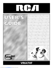 RCA VR647HF User Manual