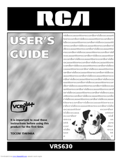 RCA VRS630 User Manual