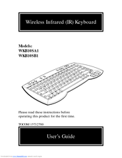 RCA WKB10SA1 User Manual