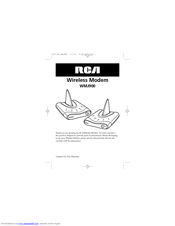 RCA WMJ900 Manual