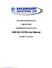 Rackmount CV-S801 User Manual
