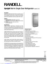 Randell 2135 Specifications