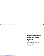 Raymarine SR100 Installation Manual