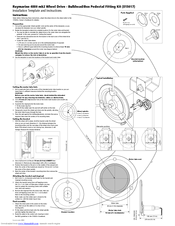 Raymarine 4000 mk2 Wheel Drive Install Manual