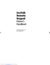 Raymarine Remote Keypad User Manual