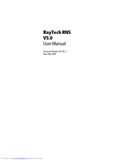 Raymarine RayTech RNS 5.0 User Manual