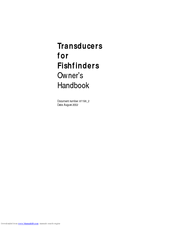 Raymarine Transducers User Manual