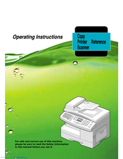 Ricoh AC204 Operating Instructions Manual