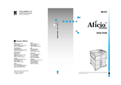 Ricoh Aficio AP4510 Setup Manual