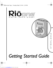 Sonic Blue Rio One Getting Started Manual