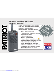 Patriot SST-144D Owner's Manual