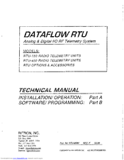 Ritron RTU-150 Technical Manual