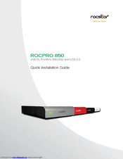 Rocstor Rocpro 850 320GB Quick Installation Manual