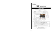 Roland KR-107 Quick Start Manual