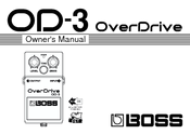 Boss OD-3 Owner's Manual