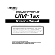Edirol UM-1EX Owner's Manual