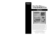 Roland VS-2400CD Appendices