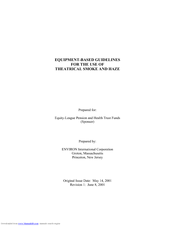 Rosco Alpha 900 Reference Manual