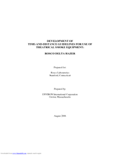 Rosco Delta Hazer Reference Manual