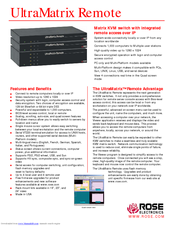 Rose electronics RE2-1R2X8U Specifications
