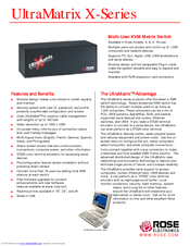 Rose electronics UltraMatrix UM4-1X8U Specifications