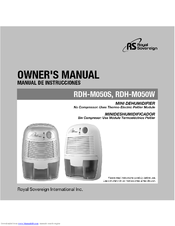 Royal Sovereign RDH-M050 Owner's Manual