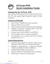 SIIG CE-AV0012-S1 Quick Installation Manual