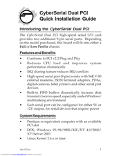 SIIG JJ-P02012 Quick Installation Manual