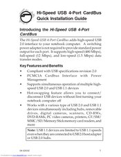 Siig JU-PCM422-S2 Quick Installation Manual