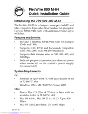 Siig NN-83M012-S2 Quick Installation Manual