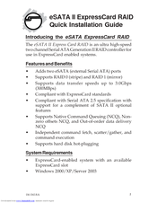 SIIG SC-SAE612-S1 Quick Installation Manual