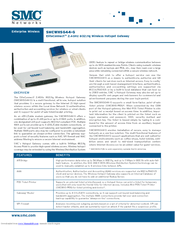 SMC Networks EliteConnect SMCWHSG44-G Specifications
