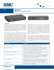 SMC Networks TigerVoIP SMCPBX10 Specifications