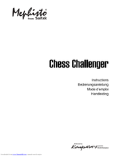 Saitek Mephisto Chess Challenger Instructions Manual