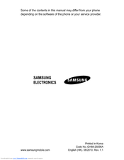 Samsung GT-C3300K User Manual
