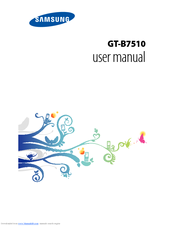 Samsung Galaxy Galaxy Pro User Manual