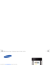 Samsung SGH-P308 User Manual