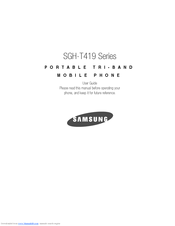 Samsung SGH-T419 Series User Manual