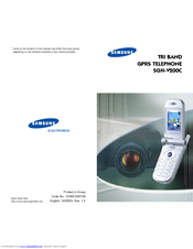 Samsung SGH-V200C User Manual