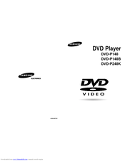 Samsung DVD-P148B User Manual