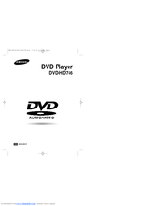 Samsung DVD-HD746 User Manual