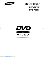 Samsung DVD-P255K User Manual