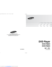 Samsung DVD-P365H User Manual