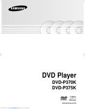 Samsung DVD-P370K User Manual