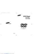 Samsung DVD-P410 User Manual