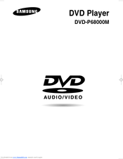 Samsung DVD-P68000M User Manual