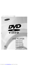Samsung DVD-S1616 User Manual
