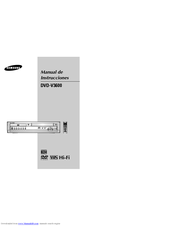 Samsung DVD-V3600 Manual Del Instrucción