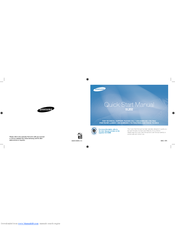 Samsung SL202 - Digital Camera - Compact Quick Start Manual