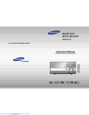 Samsung MM-DC10 Instruction Manual